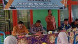 Musyawarah Pra Pelaksanaan Kegiatan Angaran Tahun 2025 Desa Benuang Galing