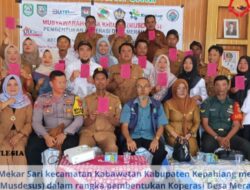 Musyawarah Desa khusus Pembentukan Pengurus Koperasi Merah Putih Desa Mekar Sari