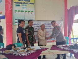 PemDes Batu Bandung Membagikan BLT-DD Kepada 25Kpm