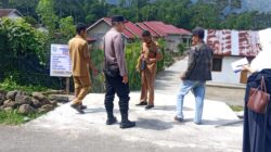 Pelaksanaan Opname Pembangunan Jalan Rabat Beton Desa Suka Sari Tahun Anggaran 2026